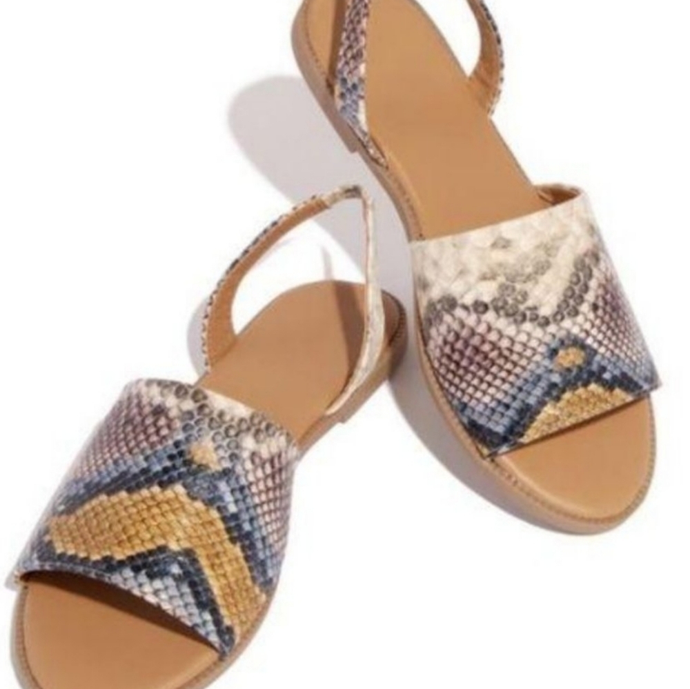 Snakeprint Sandals